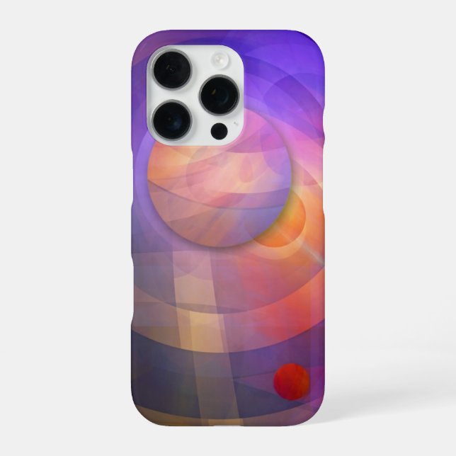 Solar energy, Artistic abstract iPhone Case (Back)