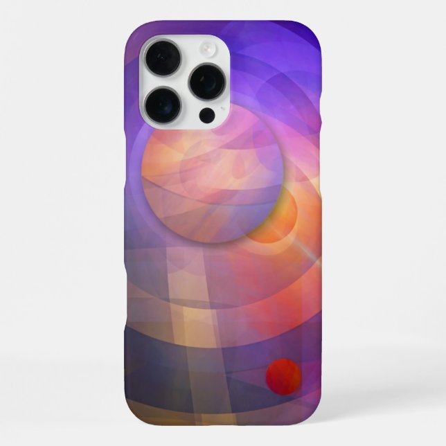 Solar energy, Artistic abstract iPhone Case (Back)