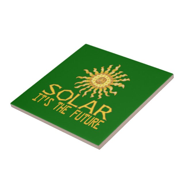 Solar Energy Ceramic Tile (Side)