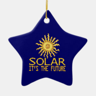 Solar Energy Future Ceramic Tree Decoration