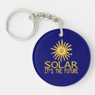 Solar Energy Future Key Ring