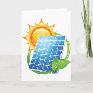 Solar Energy Greeting Cards