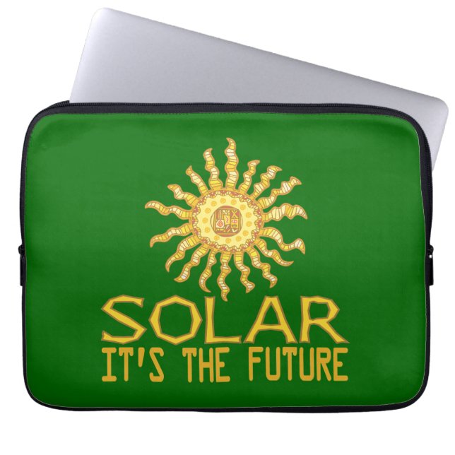 Solar Energy Laptop Sleeve (Front)