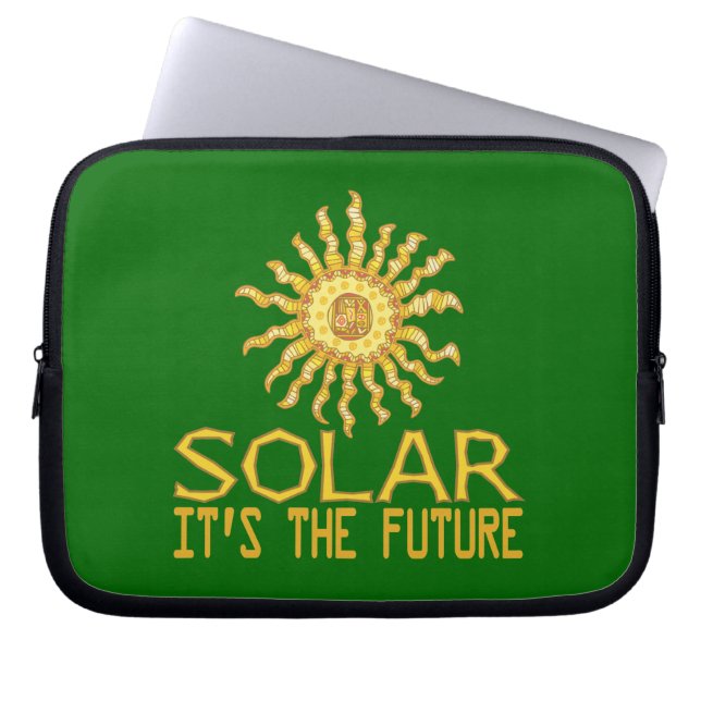 Solar Energy Laptop Sleeve (Front)