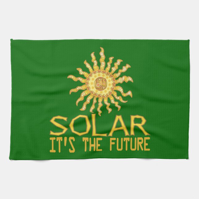 Solar Energy Tea Towel (Horizontal)