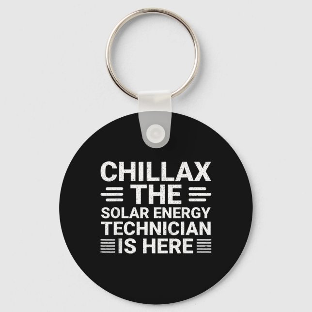 Solar Energy Technician 1 Key Ring (Front)