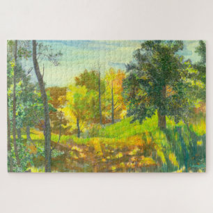 Solar fall painting watercolor jigsaw puzzle