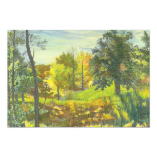 Solar fall photo print