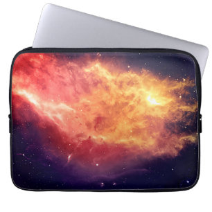 Solar Fire Across the Cosmos Laptop Sleeve