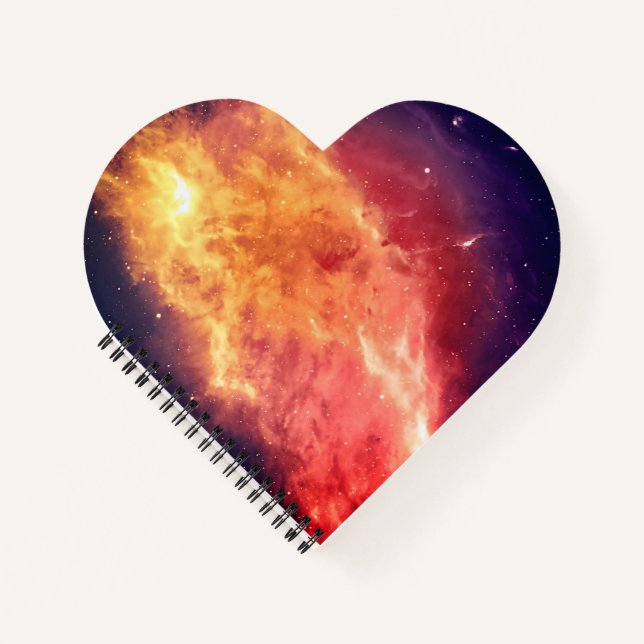 Solar Fire Across the Cosmos Notebook (Front)