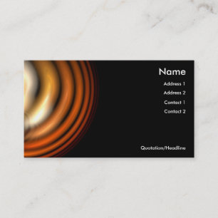 Solar Flare Business Card Template