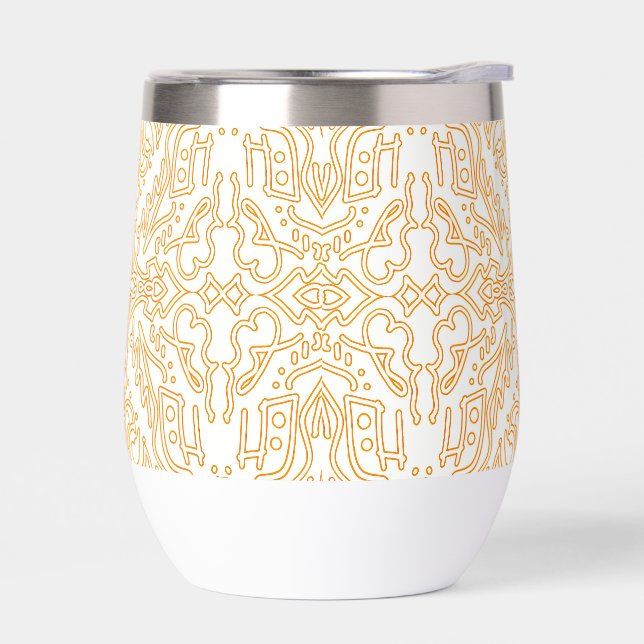 Solar Flare Gold Damask Phone / iPad case (Left)