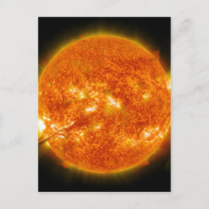 Solar Flare or Coronal Mass Ejection on Sun Postcard
