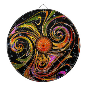 Solar Flare Starry Space Dartboard