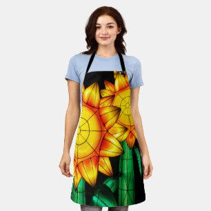 Solar Flare Sunflowers  Apron