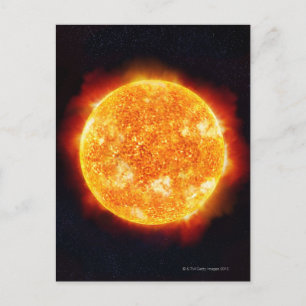 Solar Flares Postcard
