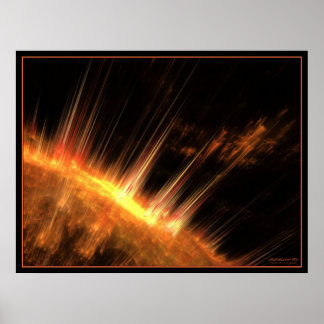 solar flares poster