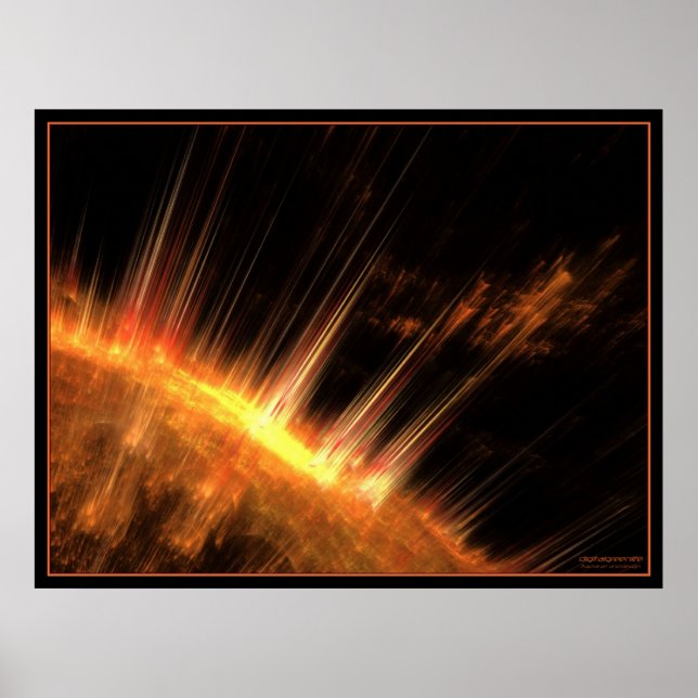 solar flares poster (Front)