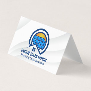 Solar Home Energy Logo Business Card
