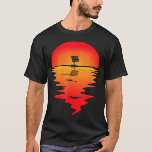 Solar Installation Sunset Solar Panel Installer T-Shirt