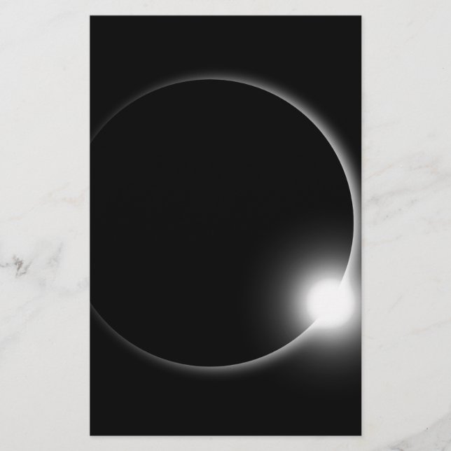 Solar Lunar Eclipse Moon Sun Flare Photography (Front)