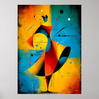 Solar Orbit – Modern Abstract Geometric Wall Art