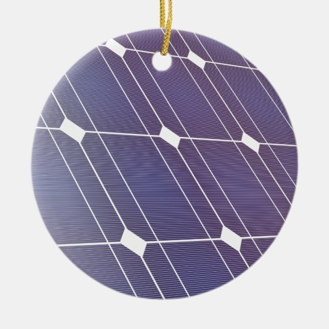 Solar panel ceramic ornament (Front)