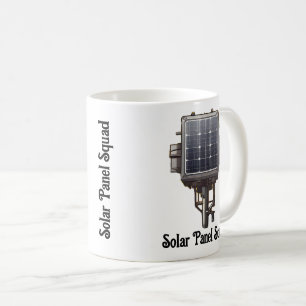 Solar panel coffee mug