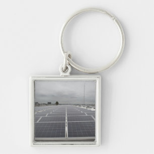 Solar Panel Field Key Ring