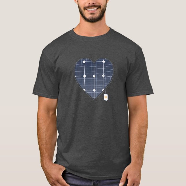 SOLAR PANEL POWER HEART T-Shirt (Front)