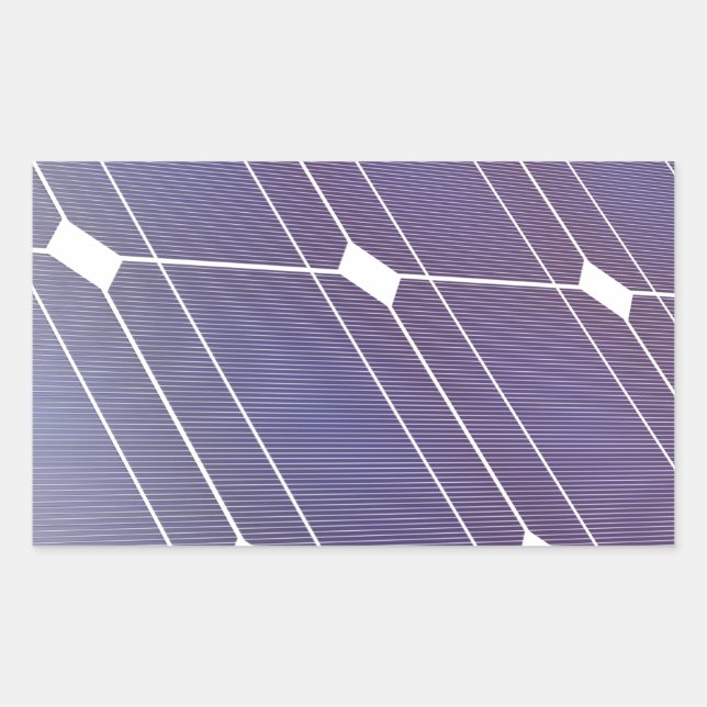 Solar panel rectangular sticker (Front)