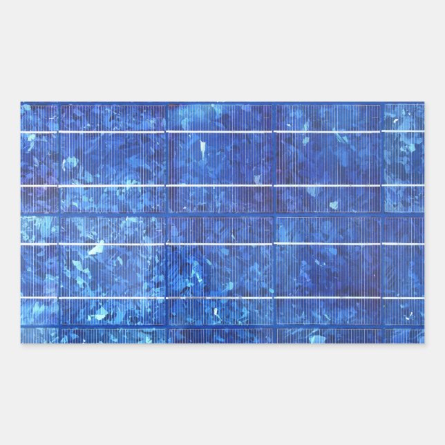 Solar panel rectangular sticker (Front)
