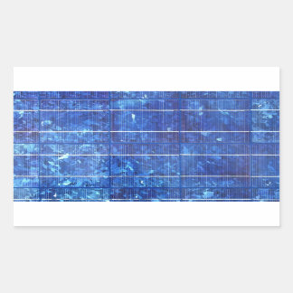 Solar panel rectangular sticker