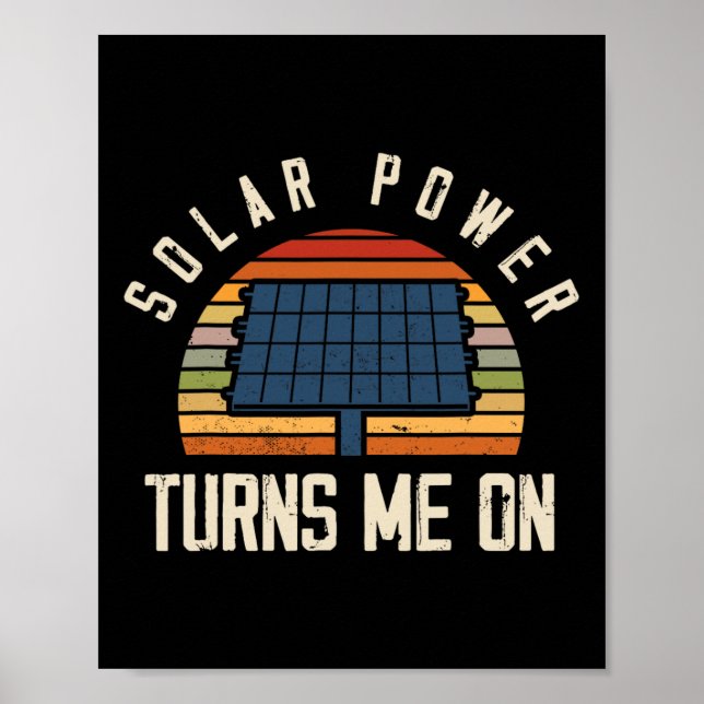 Solar Panel Solar Energy Solar Power  Poster (Front)