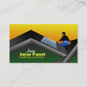 Solar Panels Business Cards