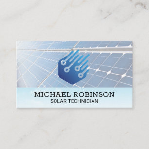 Solar Panels   Tech Energy Business Card