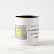 Solar Plexus Chakra Coffee mug with affirmations