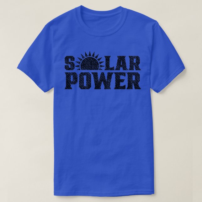 Solar power 12 T-Shirt (Design Front)