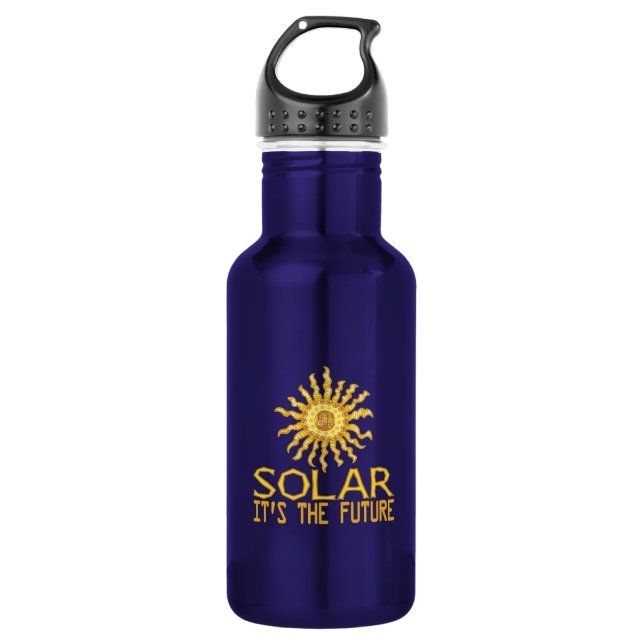 Solar Power, Energy 532 Ml Water Bottle (Front)