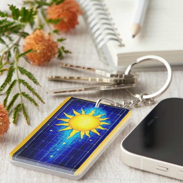 SOLAR POWER KEY RING (Front Right)