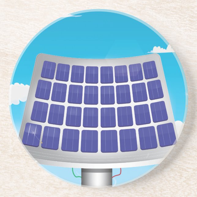 Solar Power Plant Coaster (Front)