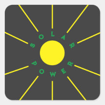 Solar Power Sticker