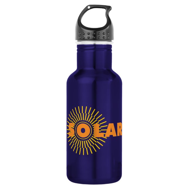 Solar Power Sun 532 Ml Water Bottle (Front)