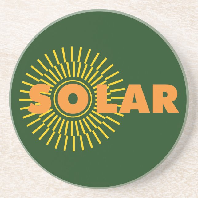 Solar Power Sun Coaster (Front)