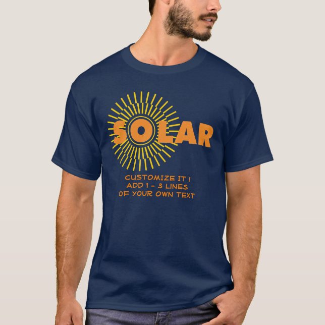 Solar Power Sun T-Shirt (Front)