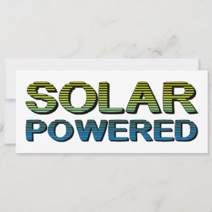 solar powered