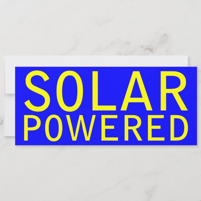 solar powered invitation (Front)