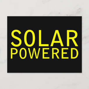 solar powered postcard
