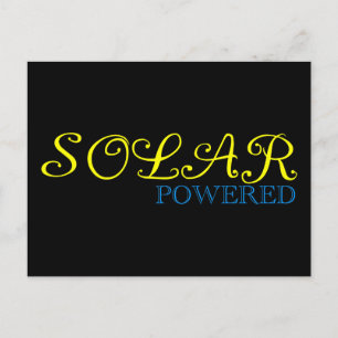 solar powered postcard