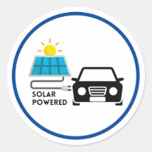 Solar Powered Sticker Sheet